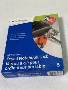 Serrure pour ordinateur portable neuve Kensington MicroSaver à clé 64068F barillet d'enchère faible - Photo 1/4