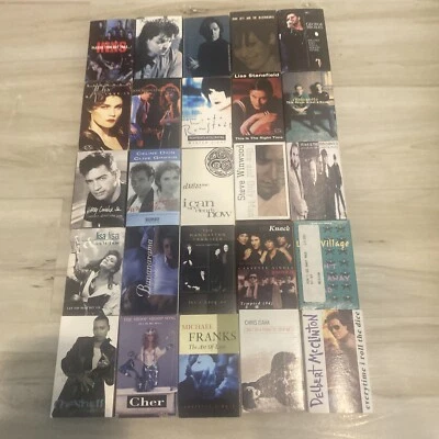 HUGE 80s 90s Cassette Single Lot Of 25!!! INXS George Michael Bodeans The Knack - Image 1 of 4