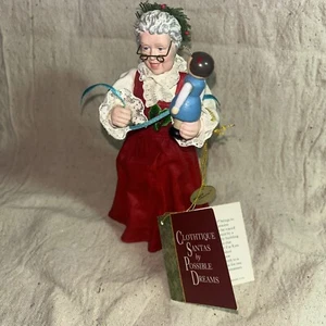 Christmas Vintage Mrs. Santa Claus, Clothtique, Possible Dreams 1992 - Picture 1 of 10