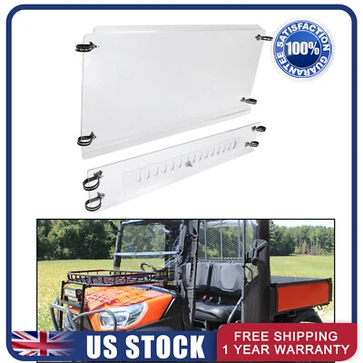 Full Vented Windshield Windscreen For Kubota RTV X900 X1120 1120D X1140 Sidekick Foto 1 de 4