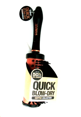 Conair Copper Collection Quick Blow-Dry Round Vented Hair Brush - Image 1 of 2