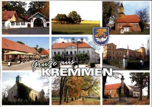 KREMMEN Brandenburg Gruss-Aus-Mehrbild-AK mit 9 Ansichten, Fotos, Photos, color - Picture 1 of 2