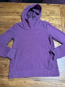 adidas fleece hoodie womens Small R28 - Picture 1 of 9