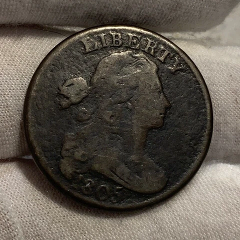 1805 DRAPED BUST LARGE CENT S-267 - COMBINED SHIPPING - B1373 Cover