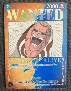 Donquixote Doflamingo ST03-009 Wanted Alt Art One Piece Trading Card Game - Picture 1 of 10