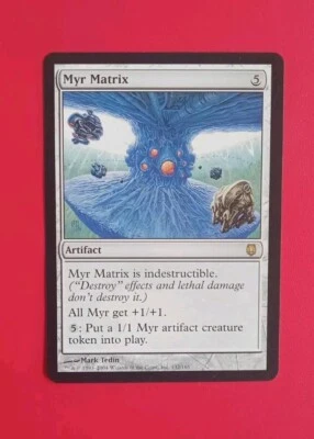Magic MTG 2004 Darksteel Myr Matrix NM/LP-EX #132 English Magic Artifact  - Image 1 of 2