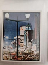 Weet bix card Timeless Japan Year 1975 No 13 Ginza at Night