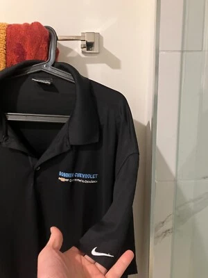 lot of 2 Chevrolet Bomnin Nike car dealership    golf polo   Shirt men's 3XL - Image 1 of 3