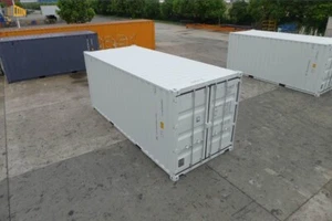 20`DV See-/Lagercontainer, neuwertig, one way. 20 ft Container. Farbe: RAL 7035 - Bild 1 von 8