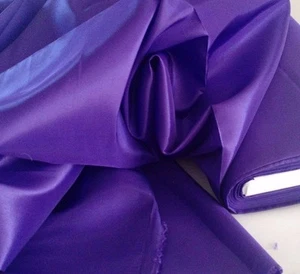 Purple Taffeta 100% Polyester 59/60" wide by the yard or roll. Free swatches. - Picture 1 of 4