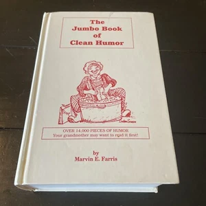 The Jumbo Book of Clean Humor by Marvin E. Farris (1991) 14,000 Pieces Of Humor - Picture 1 of 14