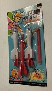 Vintage Cap Rocket Launchers By Schimmel Sons No 218, RARE NEW & SEALED, 1970’S - Picture 1 of 4