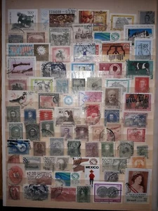 Older South and Central America Stamp Collection. Full Page. - Picture 1 of 1