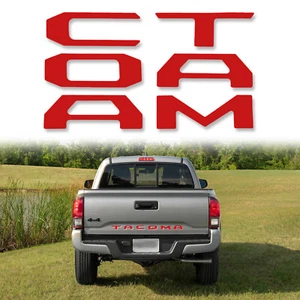 Glossy Red Vinyl Decal Tailgate Letter Sticker For TOYOTA TACOMA 2014-2019 2020 - Bild 1 von 9