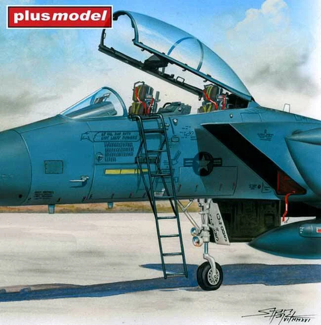 PlusModel - Scala Per F-15 Modello Kit - 1:48 NUOVO Tipp Kit F15 - Immagine 1 di 1