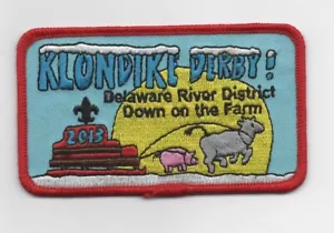 2013 Klondike Derby Patch, Delaware River Dist., Hudson Valley Council Patch - Picture 1 of 1