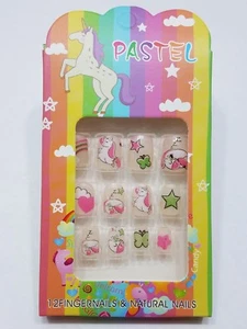 Entzückende lustige Einhorn & Sterne zum Aufkleben Nägel - toller Strumpf Füller für Kinder!! - Bild 1 von 2