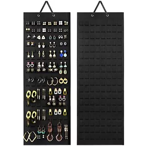 Hanging Jewelry Organizer Necklace Earring Display Holder for Wall Door Mount - Picture 1 of 8