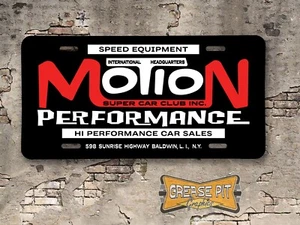 Motion Performance Super Car Club Booster License Plate - Picture 1 of 1