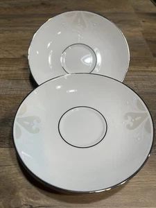 Lenox Opal Innocence Scrol Saucer Set Of 4 model 806481 - Picture 1 of 5