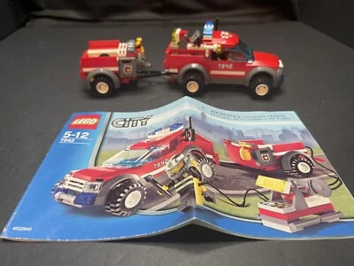 Lego City 7942 2007 rescate de bomberos todo terreno 100 % completo con instrucciones Foto 1 de 4