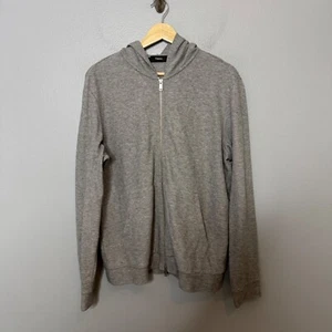 THEORY Waffle Cremallera Completa Sudadera con Capucha Talla M Mediana Para Hombre Informal Texturizada - Imagen 1 de 6