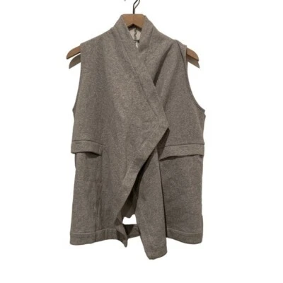 Fabletics Open-front Mina Sweatshirt Vest Grey M  Outdoor, Hiking, Workout - Image 1 of 4