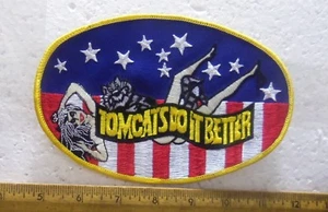 US Navy - Tomcats Do it Better bestickter Rückenaufnäher - Bild 1 von 4