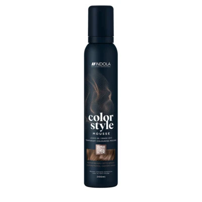 SCHWARZKOPF INDOLA Color Style Mousse Mittelbraun 200 ml - Schaumtönung - kein Import