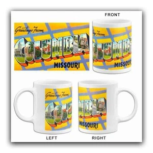Greetings From Columbia, Missouri - 1930's - Postcard Mug - Picture 1 of 3