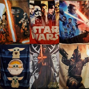 CHOOSE YOUR DESIGN - Disney Star Wars Licensed Character Bedding Blankets Throws - Picture 1 of 13