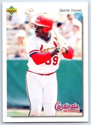 1992 Upper Deck Minors Dmitri Young Springfield Cardinals #274 - Image 1 of 2