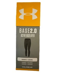 Under Armour 1343325 Women's Baselayer Leggings UA ColdGear Base 2.0 Sz S Black - Picture 1 of 1