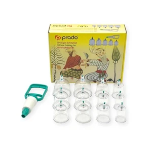 JUEGO DE 13 Piezas HIJAMA VENTOSAS, Hacamat Seti, Set Masaje al Vacío - Imagen 1 de 8