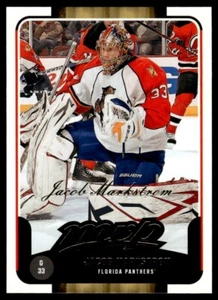 2011-12 Upper Deck MVP GOLD Script Jacob Markstrom Florida Panthers #36 - Imagen 1 de 2