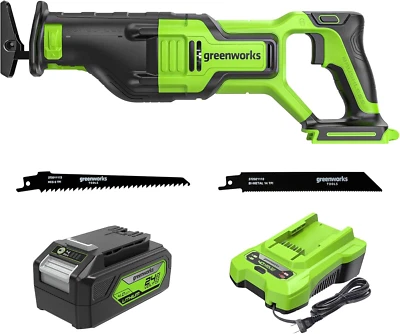 24V Reciprocating Saw,Cordless,Brushless,1.1"(28 Mm) Stroke Length,2700 Spm,4.0A - Image 1 of 4