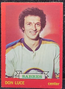 1972-73 DON LUCE PLAY'D CENTER FOR SABRES #38 OFFER AS LOW $1. COMBINE SHIPPING - Picture 1 of 2