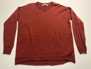 Icebreaker Nova Sweater Women’s Medium Maroon Wool Blend - Picture 1 of 7