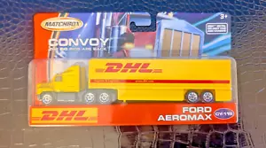 2005 Mattel Matchbox DHL Ford Aeromax CY-115 Semi Tractor Trailer - Picture 1 of 3