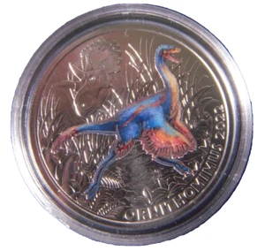 3 euro 2022 Austria,dinosauros series Ornithomimus - Foto 1 di 2