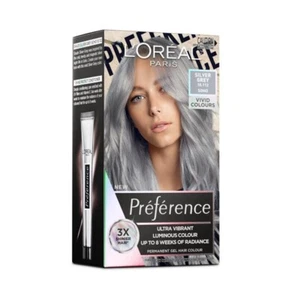 L'Oreal Paris Preference Silver Grey Vivids Permanent Hair Colour 10.112 Soho - Picture 1 of 1