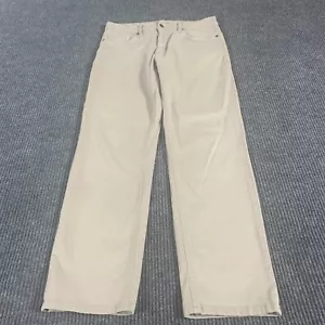 Joes Jeans Mens 32x30 Beige Straight Leg Mid Rise Stretch Comfort Casual Work - Picture 1 of 14