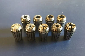 9-Piece ER16 CNC Spring Collet Set - Picture 1 of 2