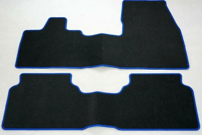 !! NEU Original Lengenfelder Fußmatten passend für BMW i3 I3 schwarz + RAND BLAU - Imagem 1 de 2