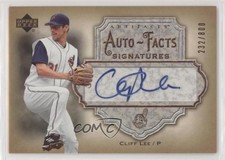 2006 Upper Deck Artifacts Auto-Facts /800 Cliff Lee #AF-CL Auto