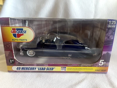 Mercury 1949 "Lead Sled" - azul, First Gear Car Quest 1:25 fundido a presión, nuevo en caja Foto 1 de 4
