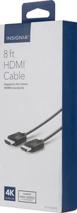 INSIGNIA - 8' 4K Ultra HD HDMI Cable - Black - Picture 1 of 3
