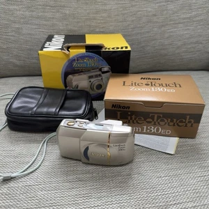 Nikon Lite Touch Zoom 130 ED 35mm Film Point And Shoot Camera - MINT condition - Picture 1 of 22