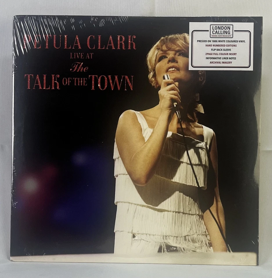 Petula Clark - Live At The Talk Of The Town 12" White Vinyl LP Record New Sealed - Image 1 of 4