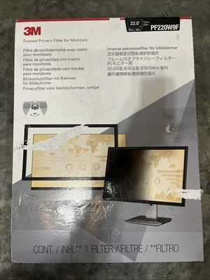 1 3M Privacy Filter For 22.0'' Widescreen Monitor-  (PF220W9F) - Image 1 of 4
